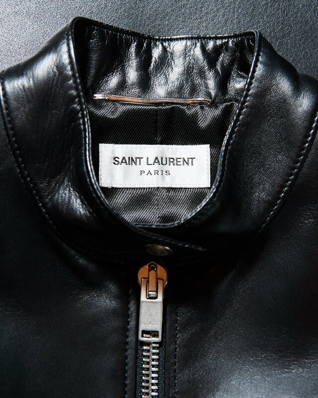 Saint Laurent サンローランキースレザージャケット 44サイズ 