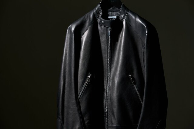 美品　44 ディオールオム　Dior Homme ライダース　レザージャケット