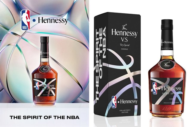 NBA」と「ヘネシー」のコラボ第3弾、限定デザインボトルも 