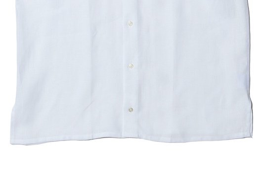 エルメス】リネンの最強半袖シャツ！ 胸ポケットのデザイン、気付いた