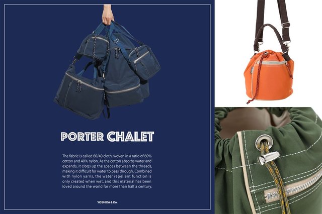 PORTER】カジュアルな配色が魅力の「PORTER CHALET（シャレ